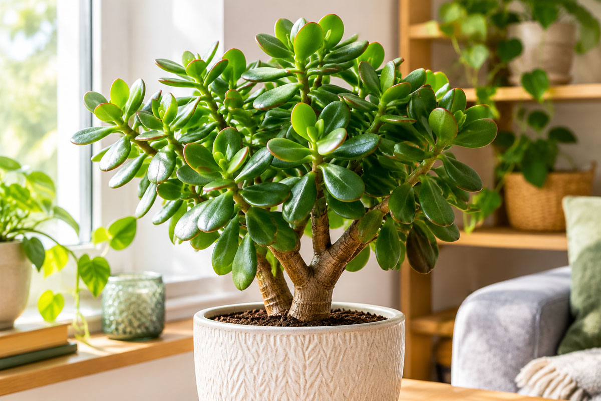 Денежное дерево, или толстянка яйцевидная (Crassula ovata)
