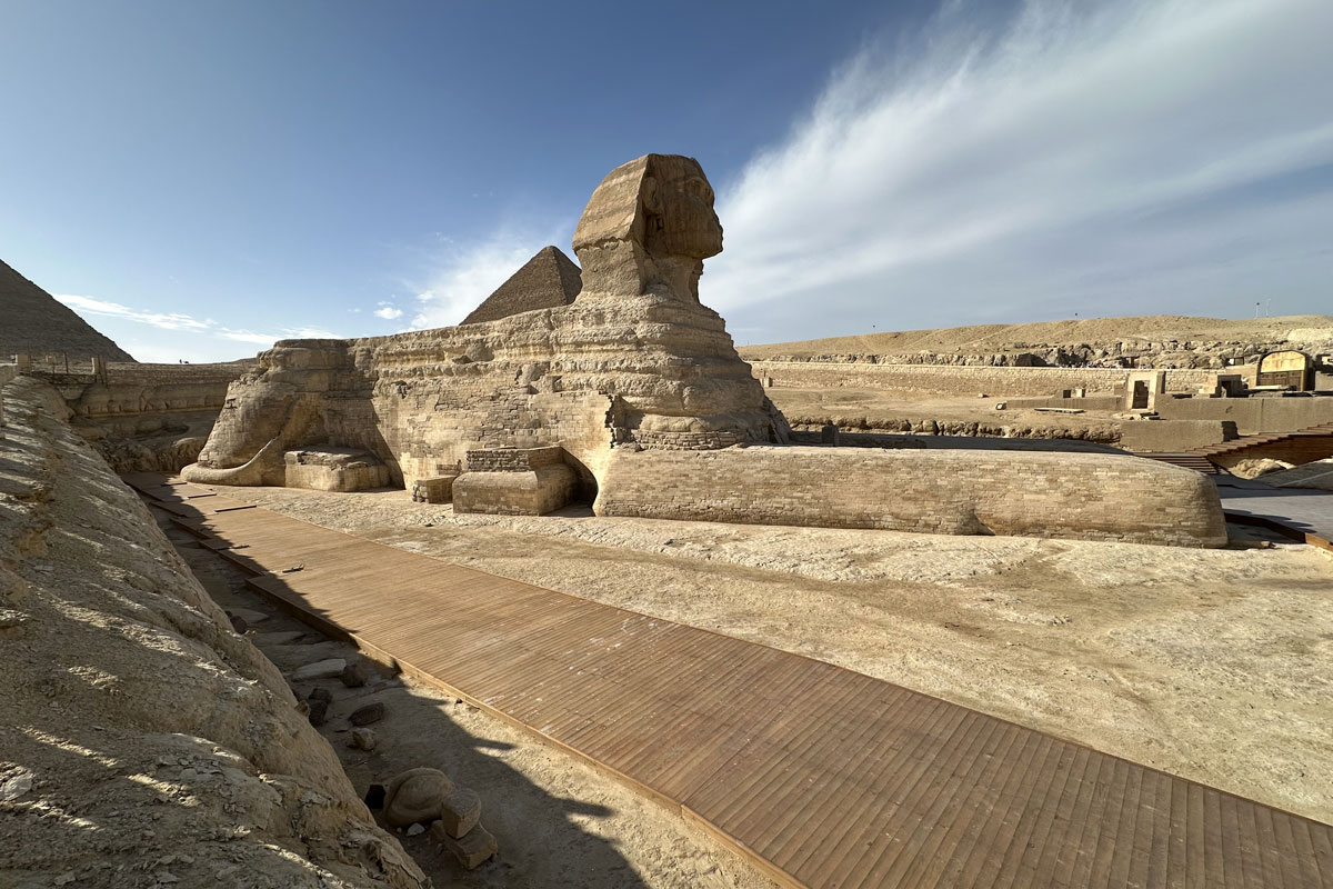 Скульптура Большой Сфинкс в Гизе