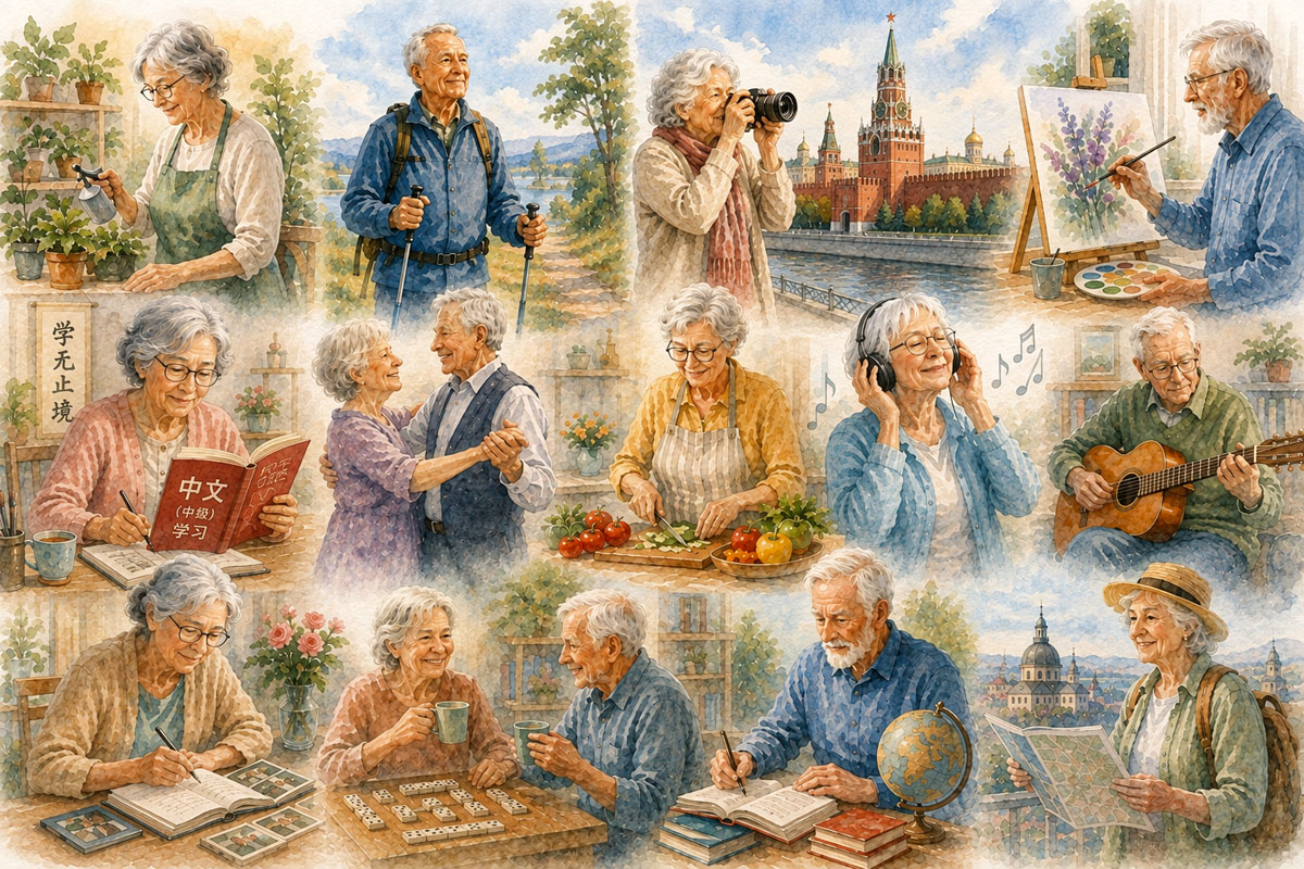 Хобби для тех, кому за 60