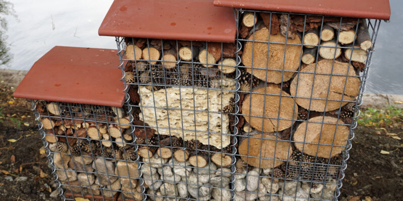 Размещение отеля для насекомых