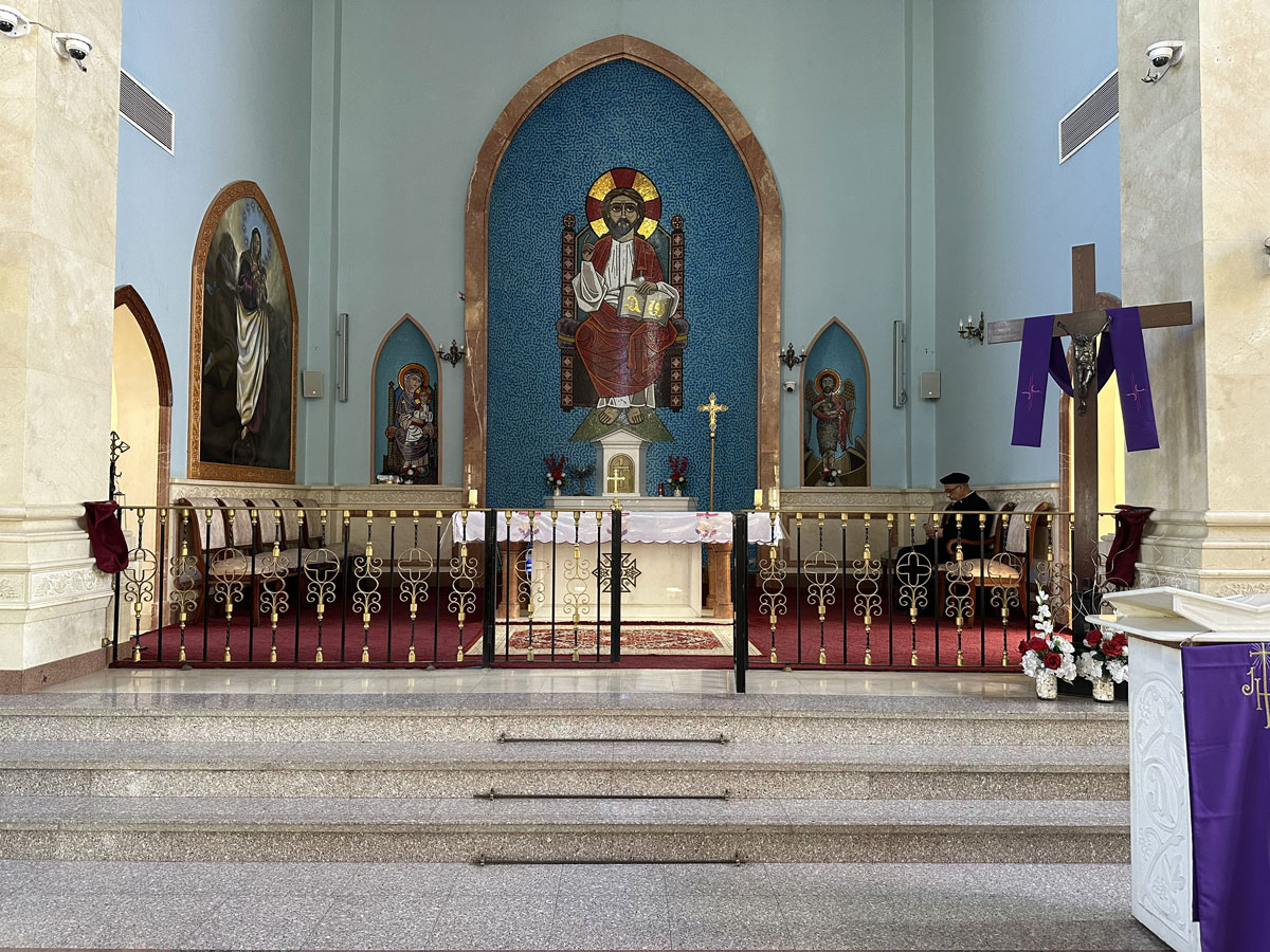 Католический храм Богоматери Мира (Basilica Madonna della Pace) в Шарм-эль-Шейхе