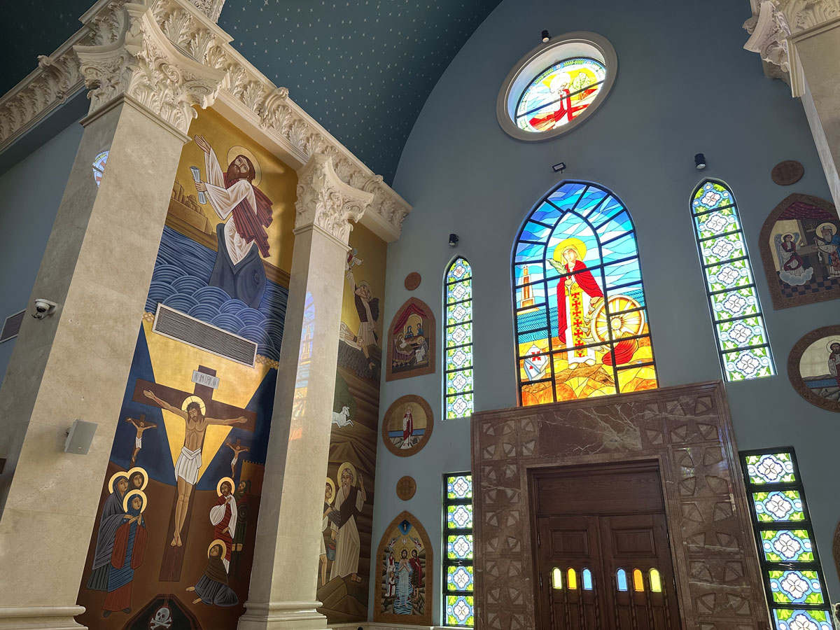 Католический храм Богоматери Мира (Basilica Madonna della Pace) в Шарм-эль-Шейхе