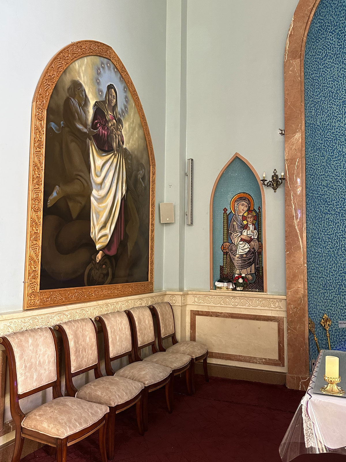 Католический храм Богоматери Мира (Basilica Madonna della Pace) в Шарм-эль-Шейхе