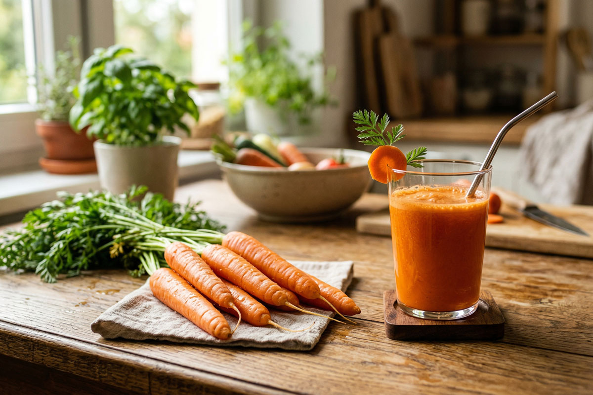 Польза и вред морковного сока