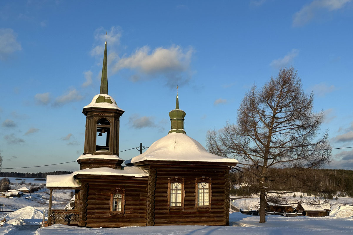 Часовня Зосимы и Савватия Соловецких из деревни Кокшарова Верхнесалдинского района