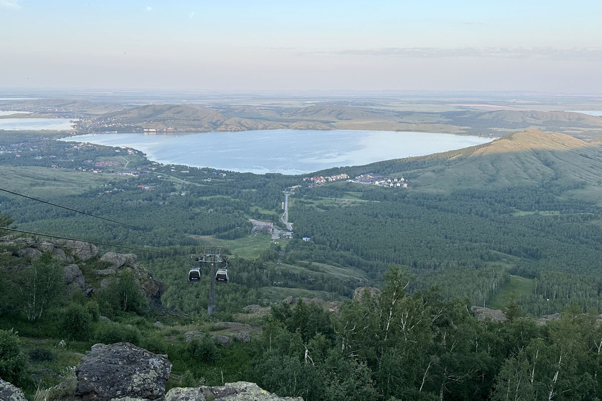 Озеро Банное летом