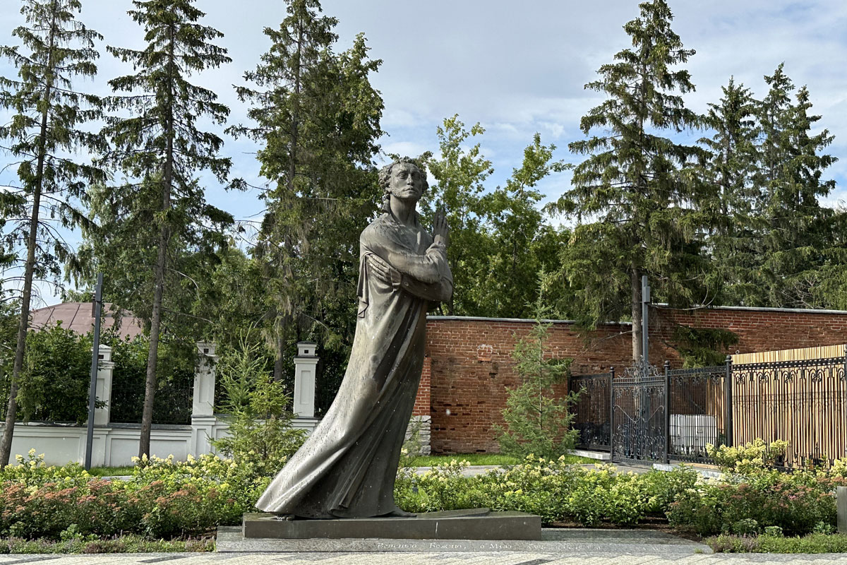 Памятник А. С. Пушкину в Литературном квартале Екатеринбурга