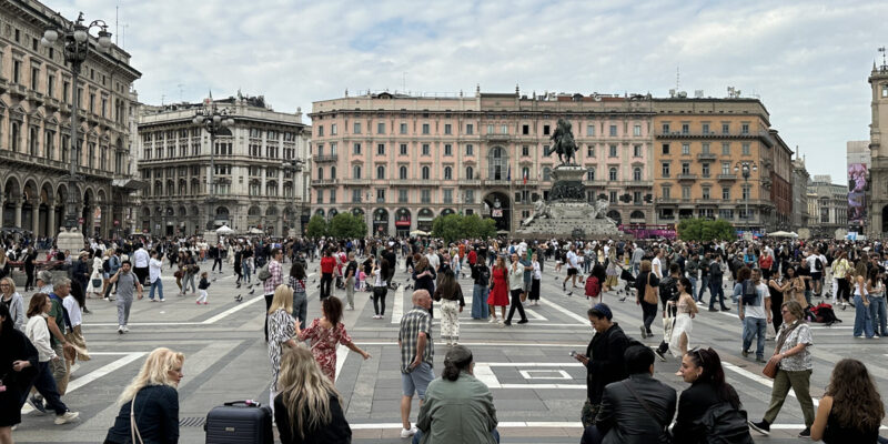 Пьяцца дель Дуомо в Милане