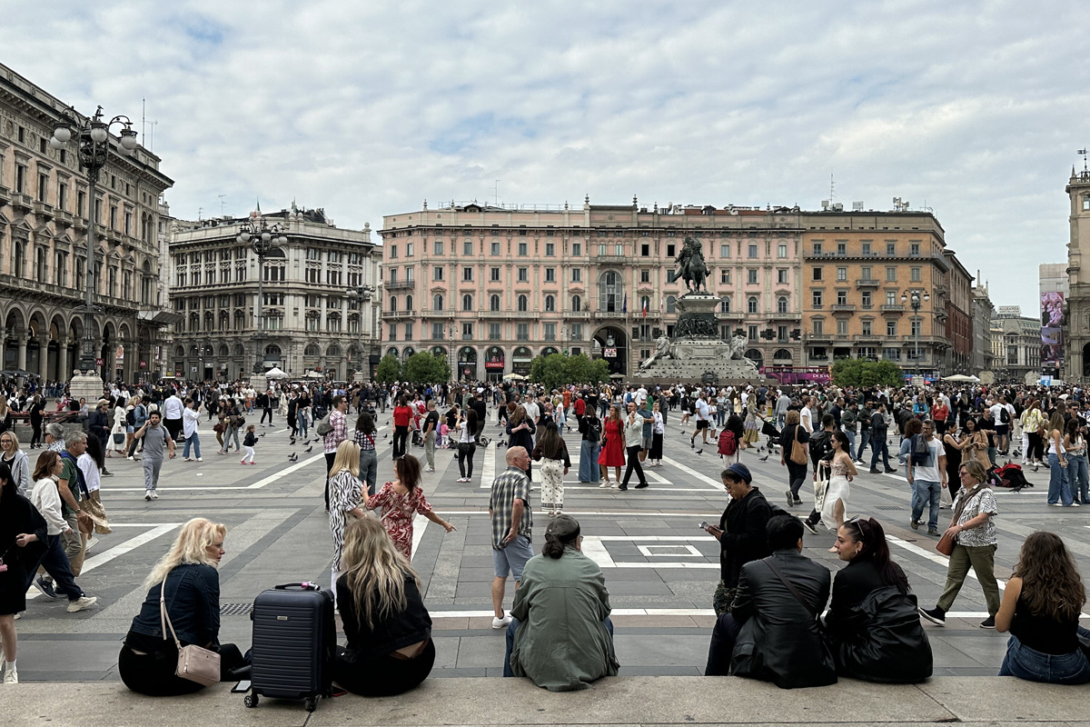 Пьяцца дель Дуомо в Милане
