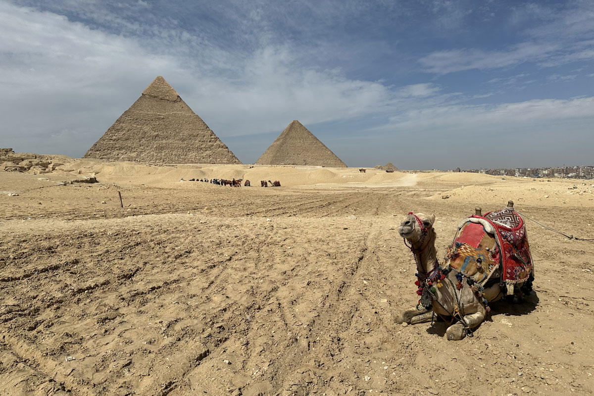 Пирамиды Гизы в Египте