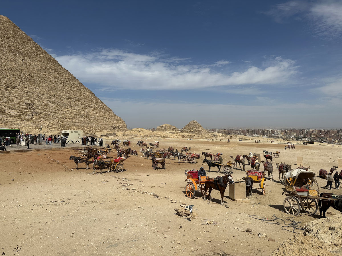 Пирамиды Гизы в Египте