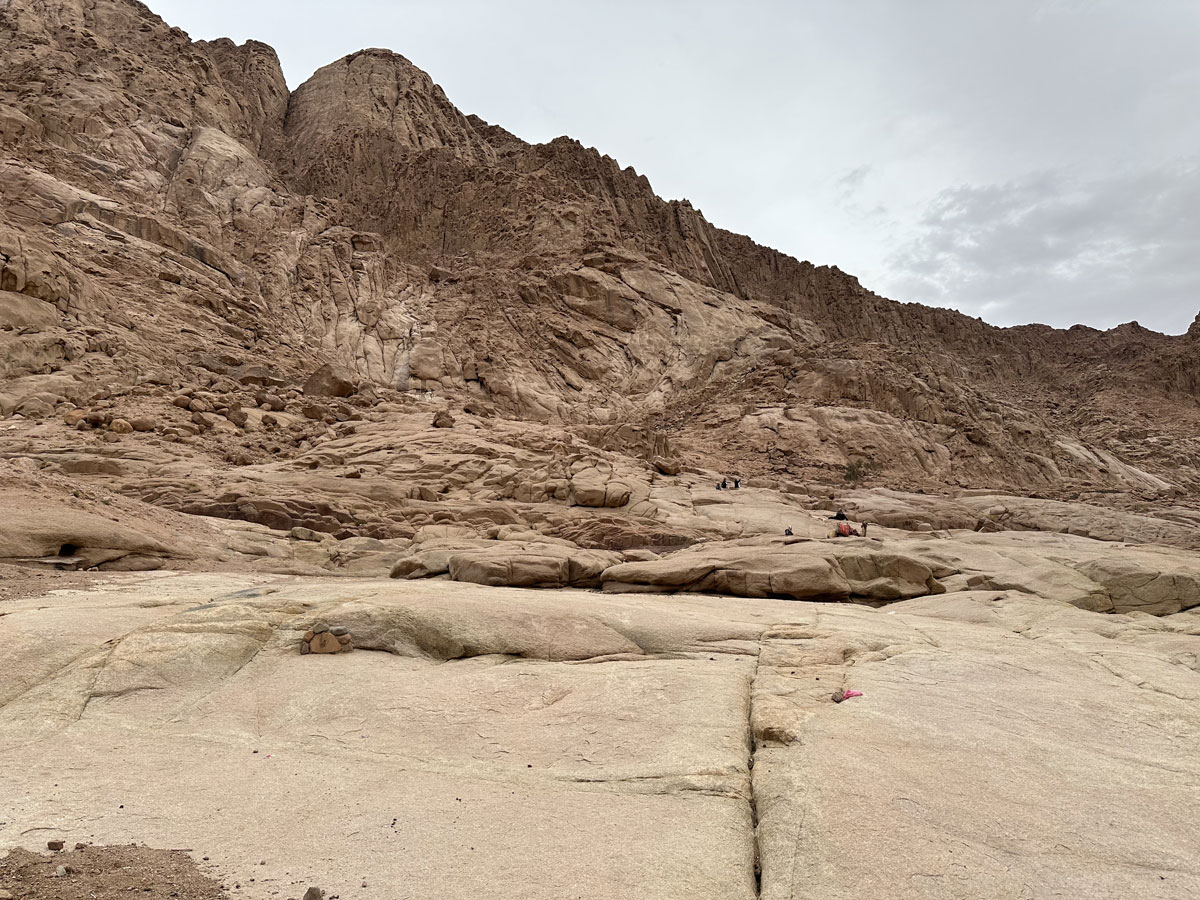 По дороге в монастырь Святой Екатерины