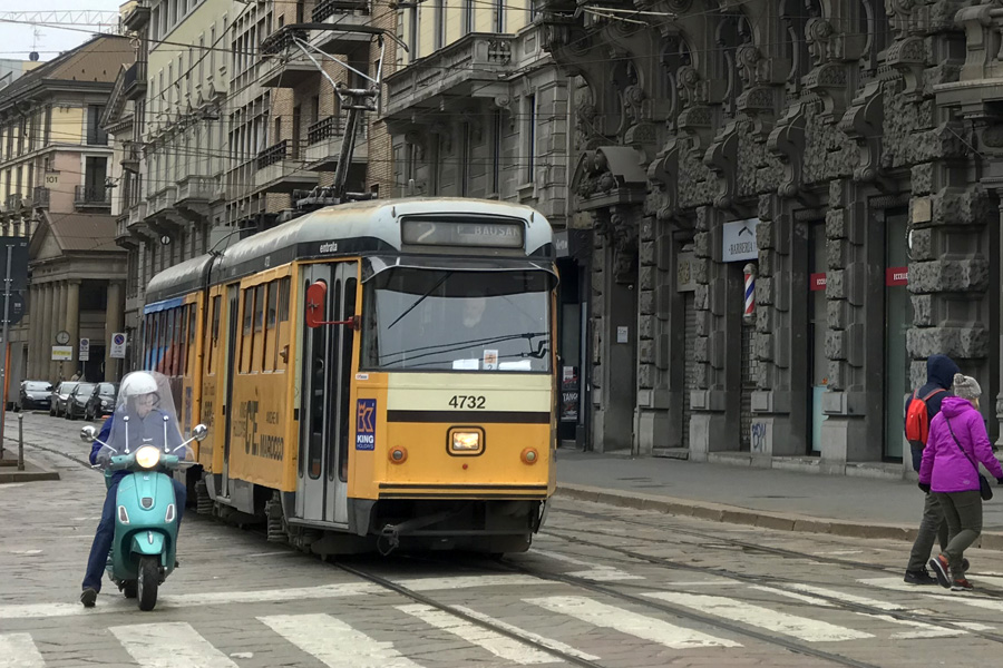 Трамваи в Милане