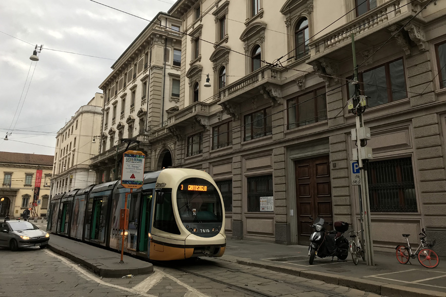 Трамваи в Милане