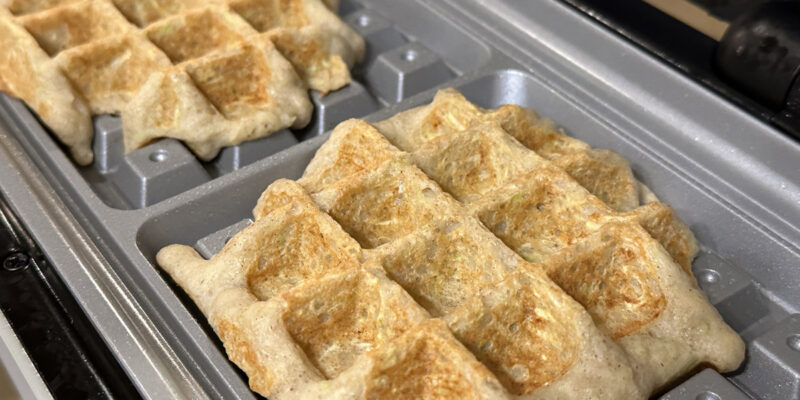 Вафли из кабачков